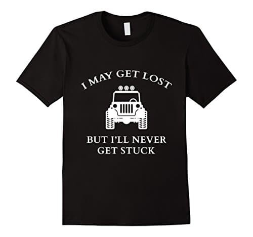 Men's Jeep Saying T-shirt Medium Black
