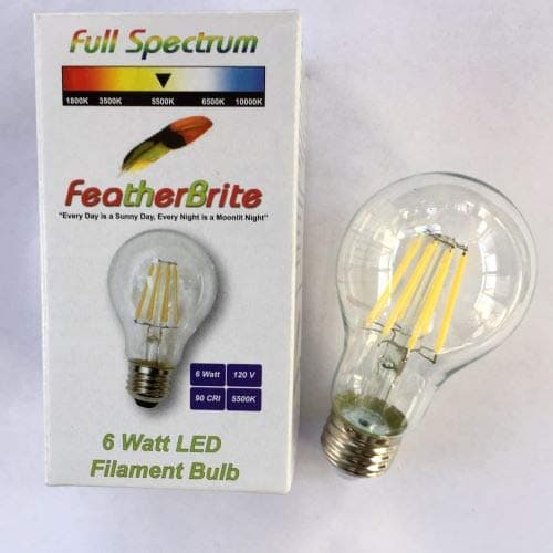 FeatherBrite 6w LED 5500 k Full Spectrum Bulb-Daytime