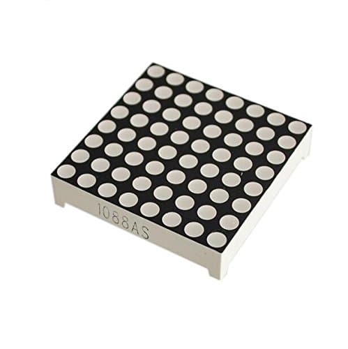 WILLAI 3MM 8X8 Red 8MM High Cover Common Cathode 3232 LED Dot Matrix Digital Tube Module 1088AS Advertising Lights
