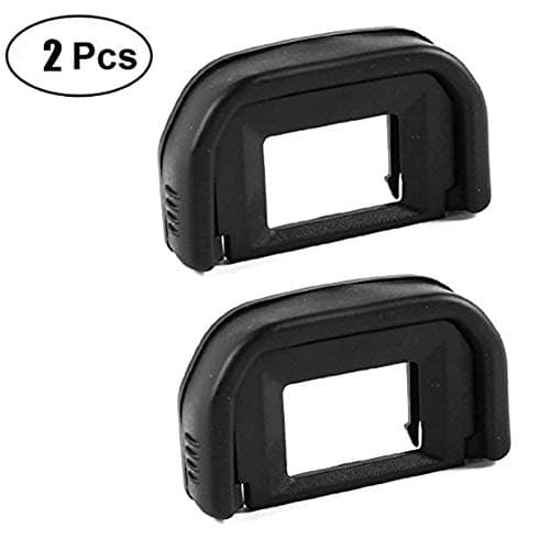 DaoRier Replacement Eyepiece Eyecups for Canon EOS 100D 300D 350D 400D 450D 500D 550D 600D 700D 750D 760D 1000D 1100D 1200D 1300D (2 Pcs)