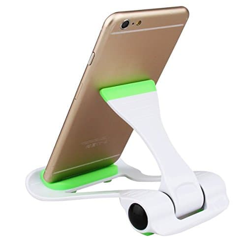 Cell Phone Desk Stand Holder - ToBeoneer Adjustable Tablet Stand Multi-Angle Durable Anti-Slip Cradles Mount Bracket Apple iPad air pro iPhone 7 6 Plus Kindle Samsung Galaxy Tab Any Devices (Green)