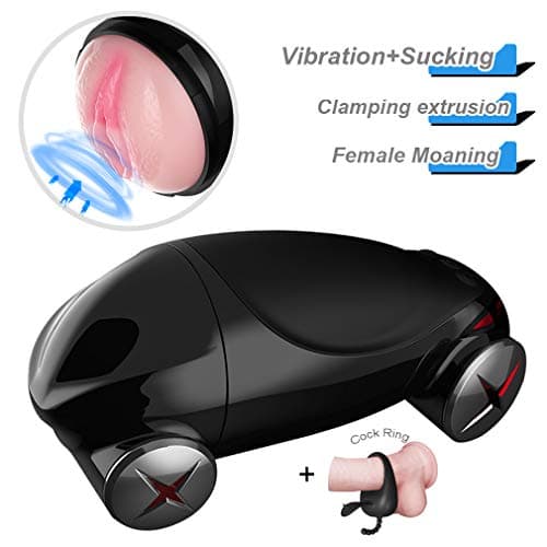 360° Rotation,Electronic Massage Cup Intelligent Voice Interaction, Bluetooth Connection Control, Male Sucking Electric Piston Cup Male's Toy T-Shirt
