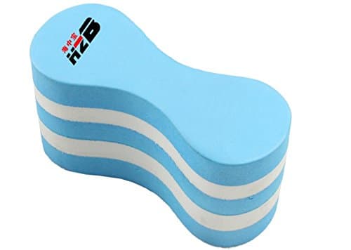 Vellhater Creative Durability 8 Word Swim Training Flexible Float Buoy (White+Blue)