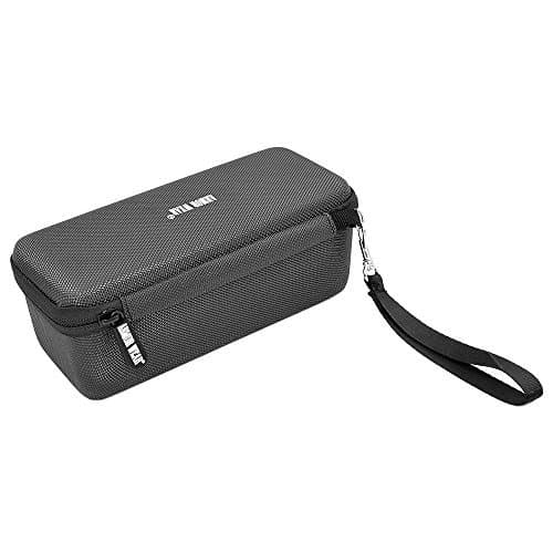 Carrying Case Travel Bag for Bose Soundlink Mini/Mini 2 Bluetooth Portable Wireless Speaker,Armor Wear Hard Case - Fits The Wall Charger, Charging Cradle. Fits with The Bose Silicone Cover.Black