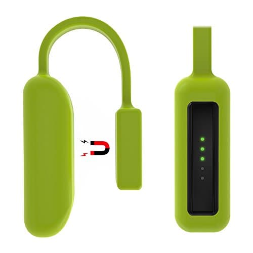 For Fitbit Flex 2,Silicone Clip Holder Built-in Smart Strong Magnetic Clasp Strap for Fitbit Flex 2 (Green)