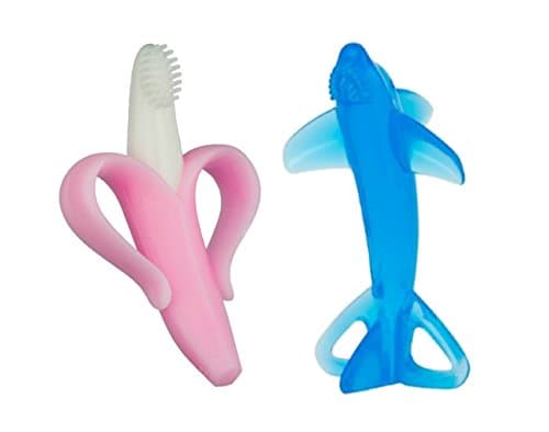 Baby Banana Brush Bundle, Pink/Blue