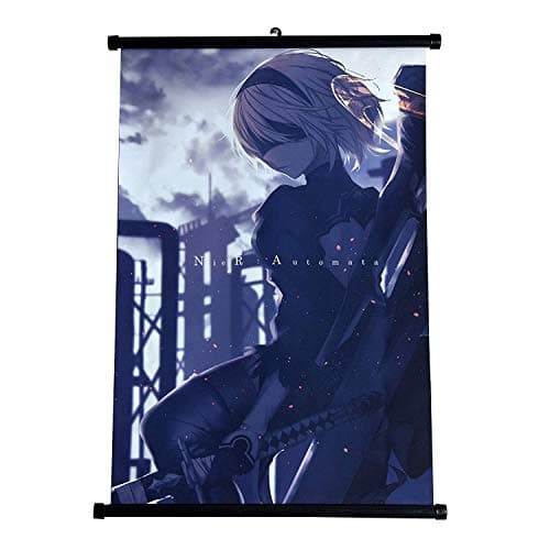uncle jans Nier: Automata Fabric Wallscroll Anime Gift Poster (Version 1, 40x60cm)