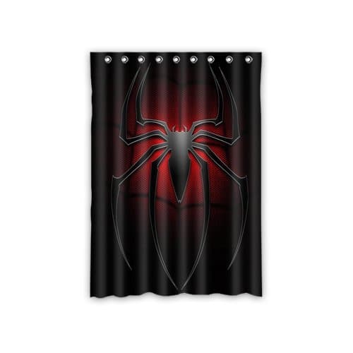Cozy Spider-Man Window Curtains/drape/panels/treatment Polyester Fabric Office/Home/Bedroom Decor 52"x 72"