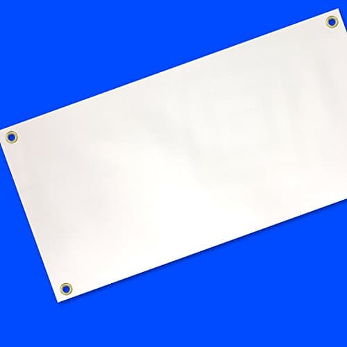 4 Less CO 2x4 Ft Blank Vinyl Banner White Sign