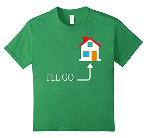 Kids I'll Go Home T-Shirt 4 Grass