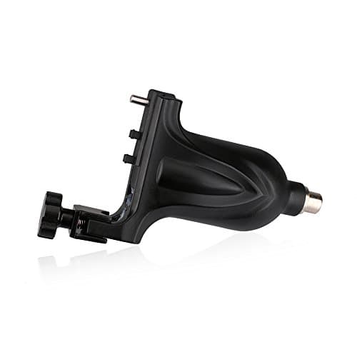 STIGMA Rotary tattoo Machine for Professional Beginner Liner and Shader Aluminium Alloy Strong Power 10W Motor For Tattoo Artrists With RCA Connection Line Coloring Black(Black) M647-1