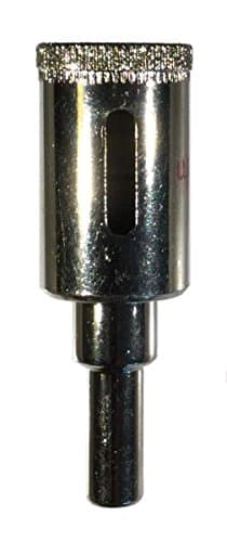 DrillGlass 7/8" Diamond Core Drill Bit for Glass and Tile | Beginner's Drilling Guide | Drill Glass, Tile, Ceramics. Porcelain and Stone | Make Wine Bottles (78DHS)