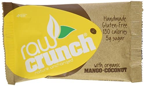 Raw Crunch Bars - Organic Mango Coconut - Box 12 Bars