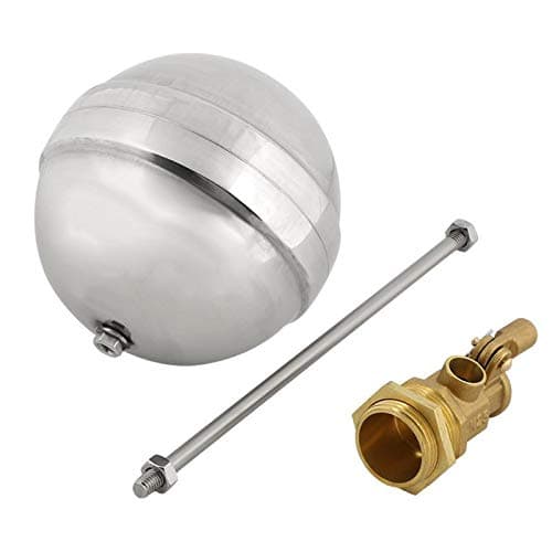 LALICORP 1 PC Water Value DN25 Float Ball G1 Brass Male Thread Water Float Ball Sensor Stainless Steel Float Ball Value valvula solenoide HIGHT QUALITY