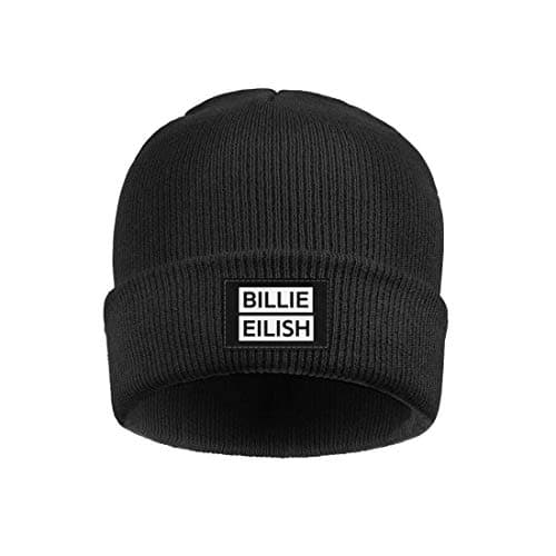 HOPAPALA Billie-Eilish- Wool Cuffed Plain Beanie Warm Winter Hats Watch Skull Cap for Men Women