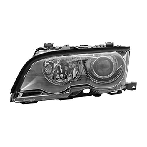 Passenger Side Hid Head Light Assembly Silver Bezel Convertible For Bmw Asm Rh Hid 02-03 330 Ci[M] Conv/Cpe Slvr Bzl To 3/03
