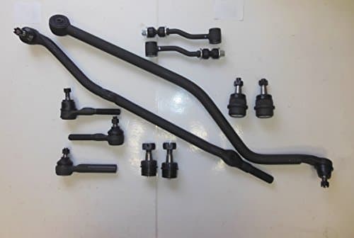 Aftermarket Replacement Kit 1 Drag Link 1 Outer Tie Rod End 2 Inner Tie Rod Ends 2 Sway Bar Links 2 Upper Ball Joints 2 Lower Ball Joints 1 Track Bar