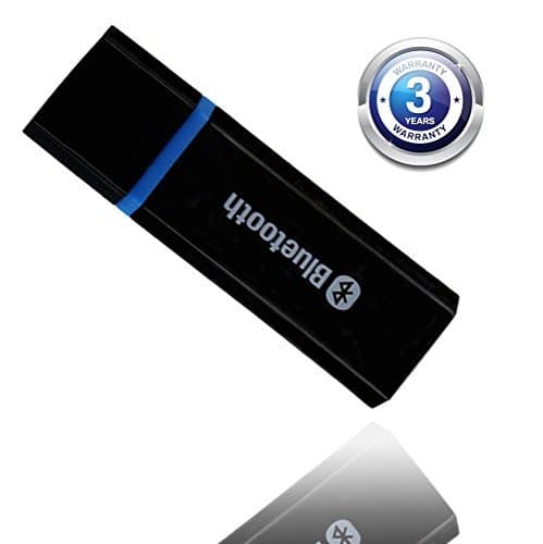 USB Bluetooth Adapter Receiver for Car Audio Stereo/Speaker/Headphone Music Car Stereo Portable Speskers Car(Aux in) with 3.5mm Cable(bl)