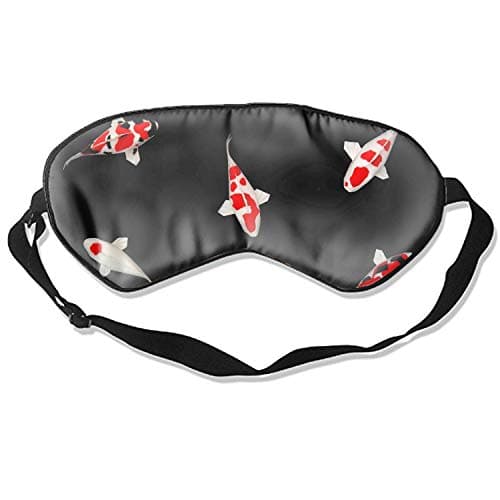 Koi Sleep Mask,Deep Rest Eye Mask with Adjustable Head Strap, Sleep Satisfaction Guaranteed, Sleep Anywhere, Anytime