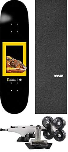 Element Skateboards NAT Geo Dragon Skateboard Deck - 8.2" x 32.2" with Components - Bundle of 7 Items