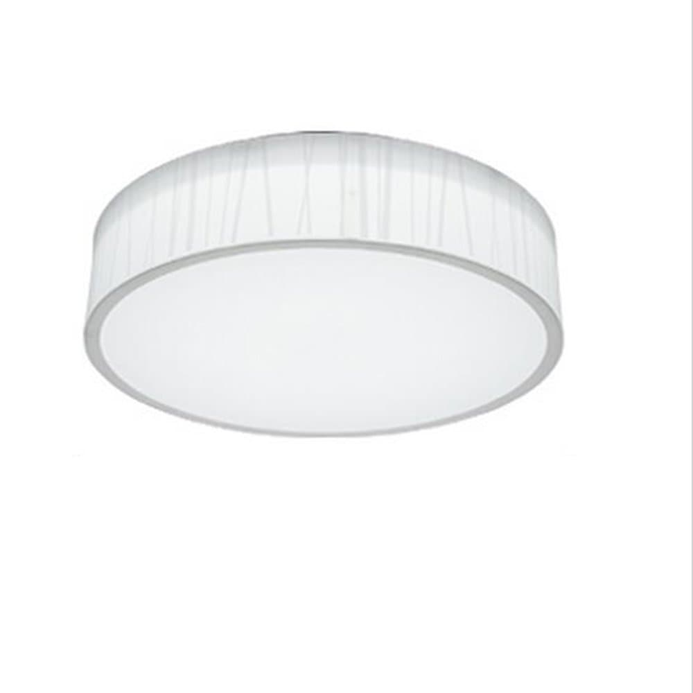 CAIXIA- Flush Mount LED Ceiling Light Round Acrylic Bedroom Lighting Modern Simple Balcony Aisle Hood Kitchen Door Lighting Bulb Included (Color : Whitelight-Medium -40cm*9cm)