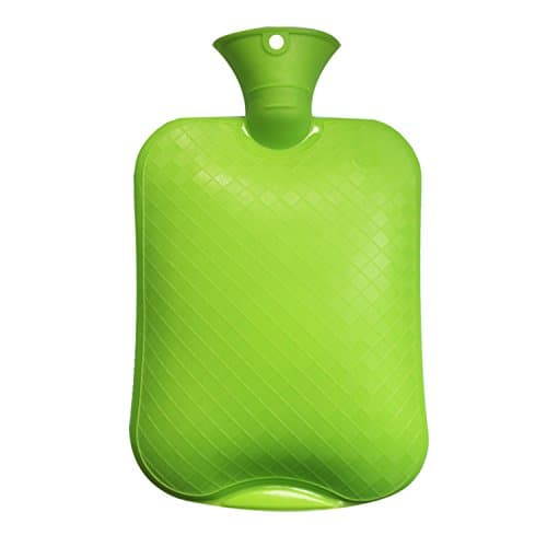 N-E-R Classic Hot/Cold Water Bottle, Ideal for Quick Pain Relief and Comfort, Knitted Grey Bottle Cover Included, 2 Liters