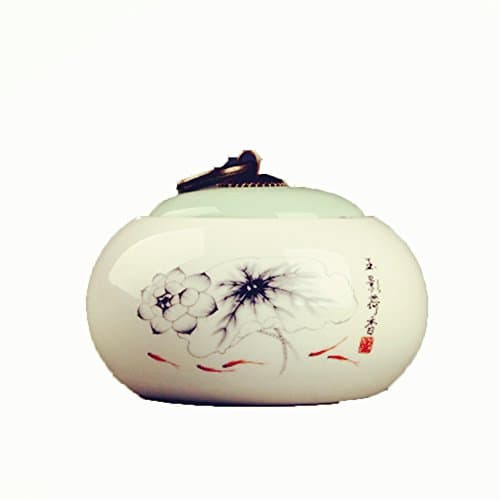 Ceramic tea caddy tins tea caddie tea set tea jar tea storage container Multi colored porcelain