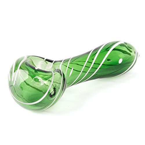 Handmade Newest Glass pipe4.4 Long (Green)