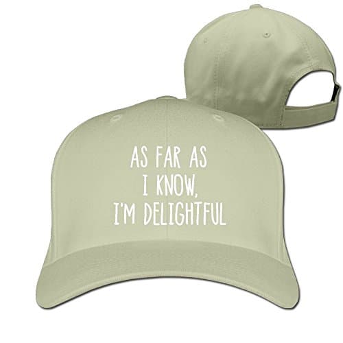 As Far As I Konw I'm Delightful Unisex Dancing Hat & Cap Natural
