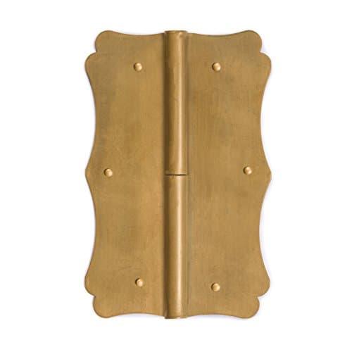 CBH Bamboo Brass Hinges Hardware 4.3" - Set of 2