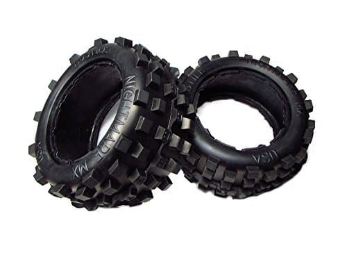 Hostile MX Knobby Rear Tire Set for HPI Baja 5b by Hostile Racing Products