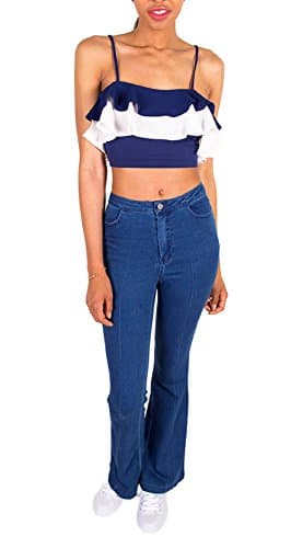 Jealous Tomato Flare Jeans - Denim - Small