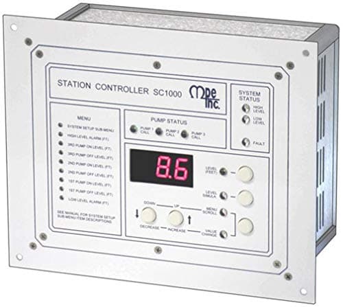 MPE Model SC2000 MPE Pump Station Duplex, Triplex or Quadraplex Controller