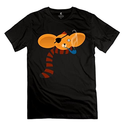 Koala With Pipe Black T-shirt For Men S