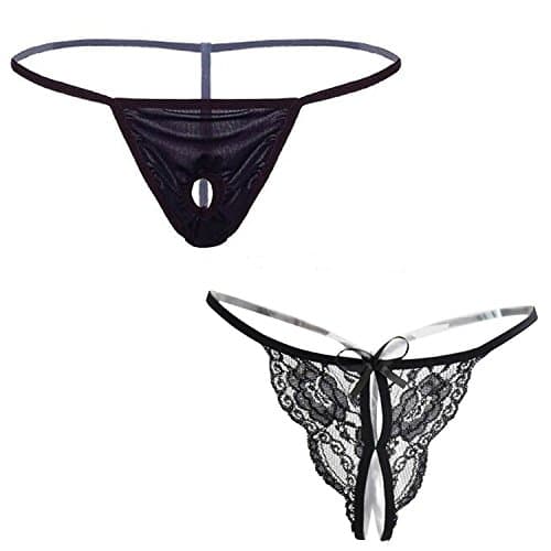 Dealsutra Unisex Polycotton Thong (Black, Free Size)