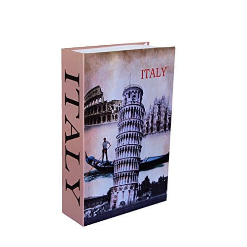 Book Safe with Combination Lock Portable Password Safe Book Home Dictionary Diversion Metal Safe Lock Box for Creative Gift