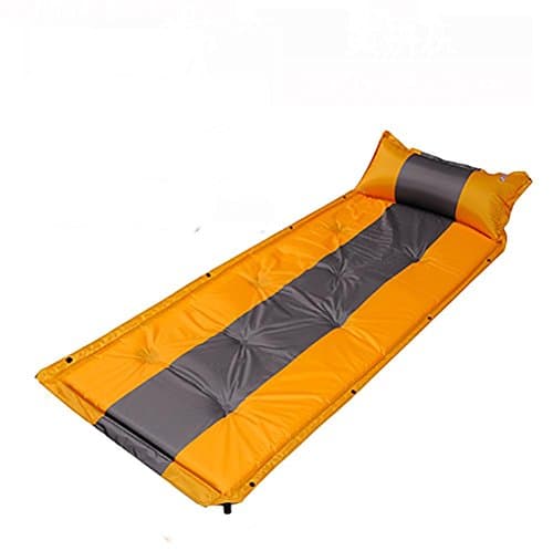R&amp;R SUV Universal Automatic Inflatable Cushion Car Inflatable Bed Sleep Mattress , single yellow 3.5cm