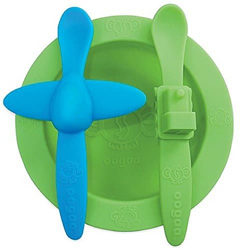 oogaa Silicone Baby Feeding Set - Green