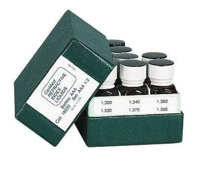 Cargille 18061 Refractive Index Standard Solution, 1.400 to 1.458; 7.4 mL x 30 Liquids
