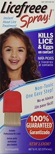 Licefreee Spray Instant Head Lice Treatment 6 Oz (3 Pack) by Licefreee