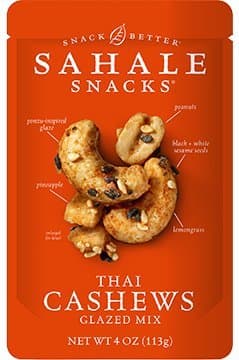 Sahale Snacks All Natural Glazed Nut Blend Variety Pack 4 Oz Each (THAI CASHEWS (6 PACKS))