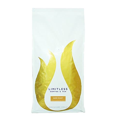 Limitless Coffee Air Roasted Ground Coffee, Dark Roast, 5 Pound