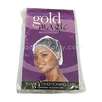 Gold Magic Plastic Conditioning Caps 10 Clear Caps