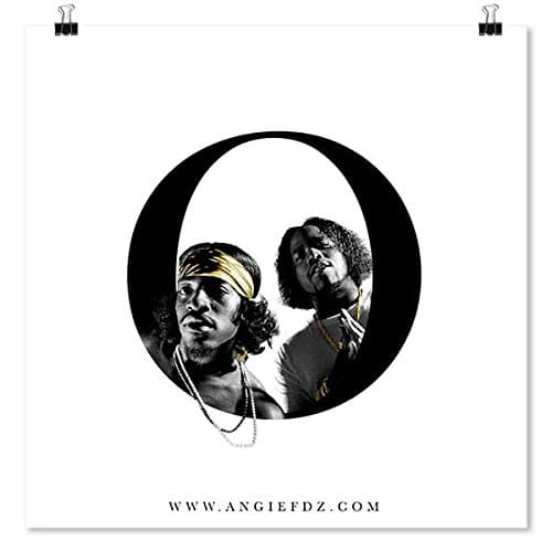 Outkast Andre 3000 Big Boi Mini Print 4" x 4" Hip Hop Rap Print