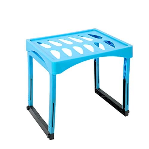 Office Works, Adjustable Locker Shelf with Legs, 11.25 inches, Blue