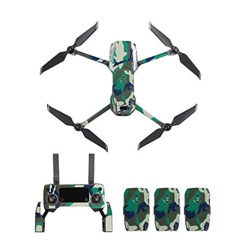 Jesykin Mavic 2 Pro Decals Sticker for DJI Mavic 2 Zoom Body Vinyl PVC Cover Camouflage Army Fans