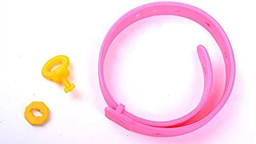 Pet Collar Adjustable Dog Neck Ring Preventic Flea and Tick Adult Dog Collars Circle with 3 Months Valid Period-Pink