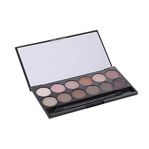 Dailyfun Eyeshadow Palette, Eyeshadow Palette, Forever Matt, 12 Perfectly combinable Shades, Matte, Glowing and Shimmering Textures, for Seductive Eyes
