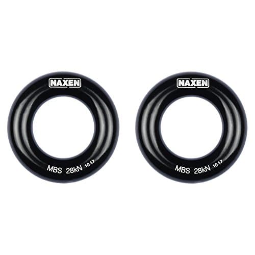 NAXEN 28kN Rappel Ring Hammock Ring Connection Ring Slackline Rock Climbing Tree Climbing Rescue
