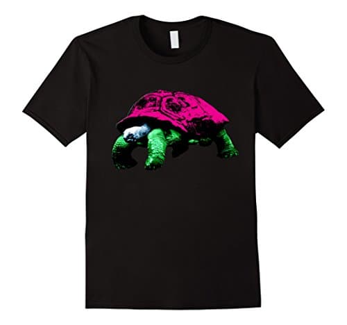 Men's Turtle Tortoise T-Shirt Medium Black